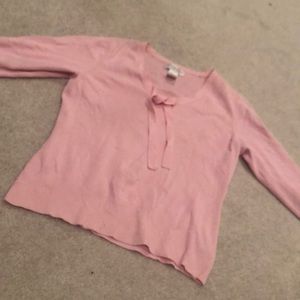 Pink Sweater with Bow 🎀